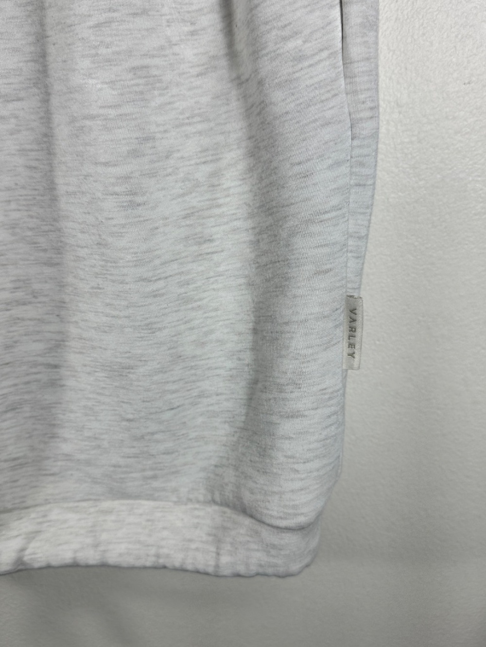 Varley Otis Sleeveless Sweat DoubleSoft Top Ivory Marl - Picture 9 of 10